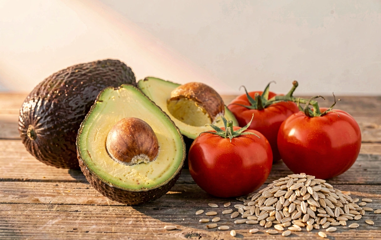 Ingredientes naturales frescos de Chile